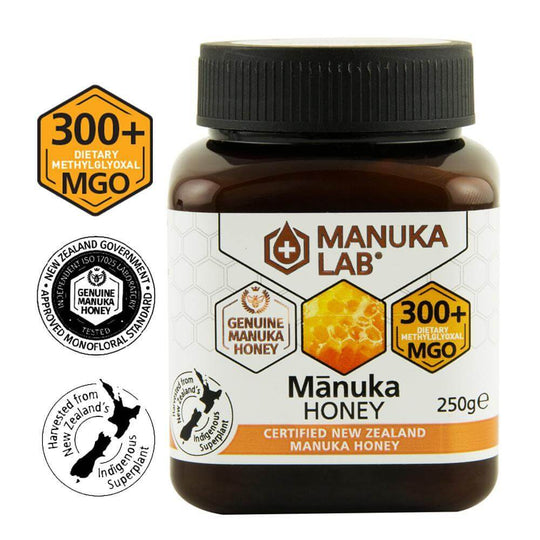 Miere de Manuka MANUKA LAB, MGO 300+ Noua Zeelanda, 250 g, naturala